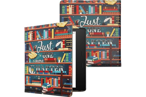 kwmobile Étui Compatible avec Amazon Kindle Oasis 10. Generation Coque - Étui à Rabat magnétique Tablette eReader Similicuir avec Sangle - Multicolore