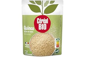 Céréal Bio Quinoa Au Naturel - Sachet Micro-ondable, Rapide Ã€ Réchauffer - Végan Et Bio - 220g - 202645