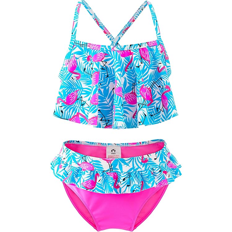 Meerjungfrau Badeanzug Mädchen - Bikini Set Mit Flosse Für Strand & Pool