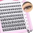 Lash Clusters DIY Eyelash Extensions 108 Pcs Cluster Lashes 8-16MM C Curl Individual Lashes Natural Lashes Soft & Lightweight Thin Band Wispy Lash Clusters by Calphdiar