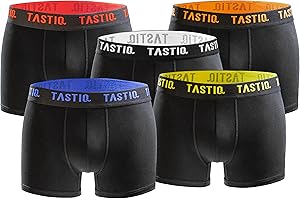 TASTIQ | Herren Boxershorts 5er Pack | Boxer Briefs aus Baumwolle
