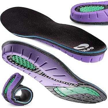 Valsole Orthopaedic insoles for men and women, high arch support, medical functional shoe insoles for flat feet, plantar fasciitis and foot pain