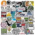 Goelite Coding Programming Laptop Stickers, Scratch-Proof and Waterproof Developer Sticker, for Phone Cover, Programmer (Pack of 60)
