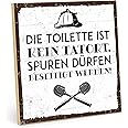 TypeStoff Holzschild 'GETRÄNKERÜCKGABE' - Lustiges Toiletten-Schild Als Deko