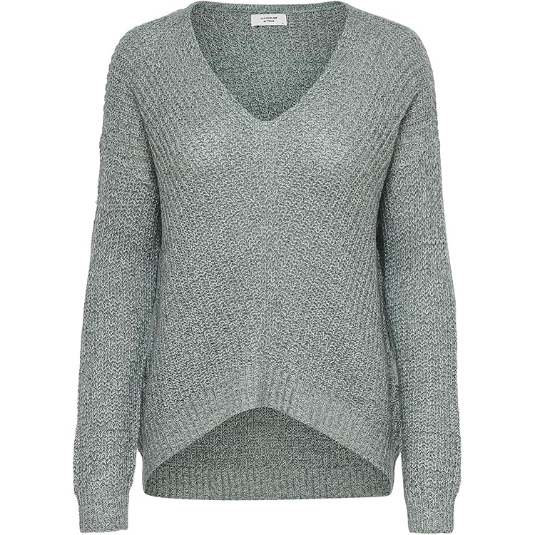Saodimallsu Oversized damestrui met V-hals, dunne gehaakte