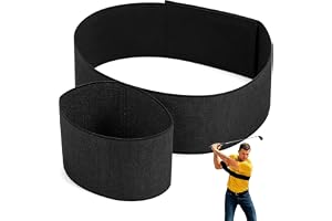 Twzqsyw TRS Slider Golf träningshjälp, Swing Sync golftränare för hemövningssessioner, utbildning för körsträcka och förfining av kompetens, ungefär 83 cm längd med 35 cm bindningsområde