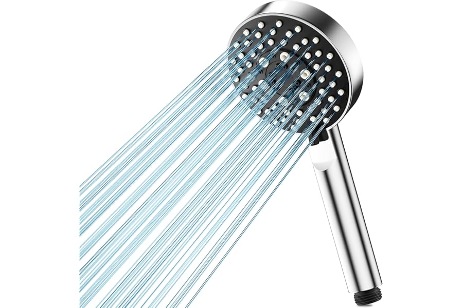 Shower Head, Magichome High Pressure Shower Head with 5 Spray Modes, Turbocharged Design Powerful Shower Heads for Low Water Pressure