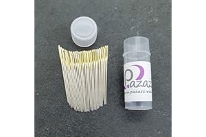 PAZAZZ Cross Stitch Needles Embroidery Tapestry Gold Tail Sizes 22, 24, or 26 Pack of 30 (24)