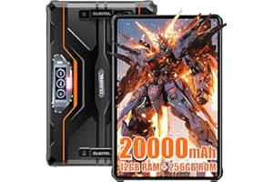 OUKITEL RT8 Niezniszczalny Tablet 20000 mAh - 12 GB RAM + 256 GB ROM, 11-Calowy Wytrzymały Tablet FHD+, Aparat 48 MP + 32 MP, Tablet Dotykowy z Systemem Dual SIM 4G, IP68/OTG/NFC/500Nit/2 Lata