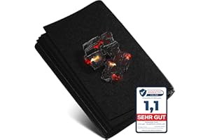 EVOCAMP Alfombra ignífuga de 1 x 1 m resistente al calor hasta 982 °C, tela antifuego ideal como protección o soporte de parrilla, alfombra anticalor no inflamable placa refractaria, protección contra