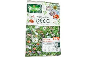 Vilmorin 5867150 Pack de Graines Mélange de Fleurs Durable Pluriannuel 50 m²