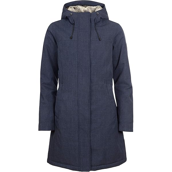 Veste Imperméable ROMINE Femme (Noir / Gris Ciel Chiné