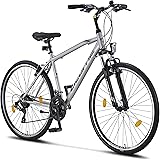 Licorne Bike Premium Trekking Bike in 28 Zoll - Fahrrad für Jungen, Mädchen, Damen und Herren - Shimano 21 Gang-Schaltung - H
