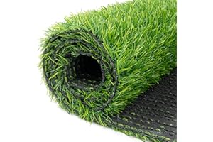 TAPISO Canyoo Césped Artificial Altura De 20mm Hierba Sintética Jardín Terraza Balcón Piscina Alfombra Exterior Color Verde Resistente Césped por Metros Césped A Metros 300 x 150 cm