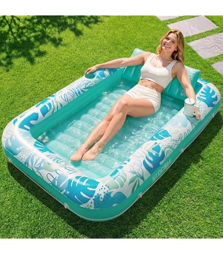 2 Pièces Hamac Piscine Gonflable, 4 En 1 Transat Piscine Avec Filet, Matelas Piscine Gonflable Bouee Piscine Adulte Accessoire - Jeux - Jouets 2 Pièces Hamac Piscine Gonflable, 4 En 1 Transat Piscine Avec Filet, Matelas Piscine Gonflable Bouee Piscine Adulte Accessoire - Jeux - Jouets