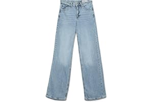 Vero Moda Female Weit geschnitten VMTESSA Hohe Taille Weiter Beinschnitt Jeans