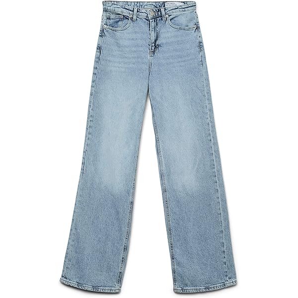 Baggy Jeans voor dames, wijde pijpen, pull on brede pijpen, jeans met