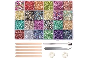PRETTME Crushed Glass for Resin, Chunky Glitter 24 Colors Irregular Crystal Chips for Craft, Broken Glass Sprinkles Chunky Flakes Sequins for Nail Arts DIY Vase Filler Epoxy Jewellery Making Decorations