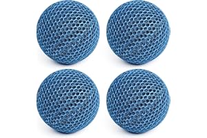 ROTKUSZ 4 Stück Whirlpool Schaum Absorber, Ölabsorbierender Schwamm Abschäumbälle, Hot Tub Scum Absorber, Schwimmender Filter, wiederverwendbarer Spa und Poolreiniger, Whirlpool, Pool Zubehör Reinigung