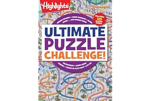 Ultimate Puzzle Challenge!: 125+ Brain Games for Kids, Mazes, Brain Teasers, Word Searches, Crossword Puzzles, Sudoku, Logic Puzzles and More, Kids Activity Book