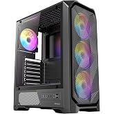 Antec VX330 ARGB, 750W 80+ Bronze PSU Dahil, 4x120mm ARGB Fan, Dalgalı Mesh &Ouml;n Panel, Temperli Cam, 240mm Radyat&ouml;r Destekli A