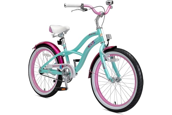 BIKESTAR Vélo Enfant pour Garcons et Filles de 6 Ans | Bicyclette Enfant 20 Pouces Cruiser avec Freins