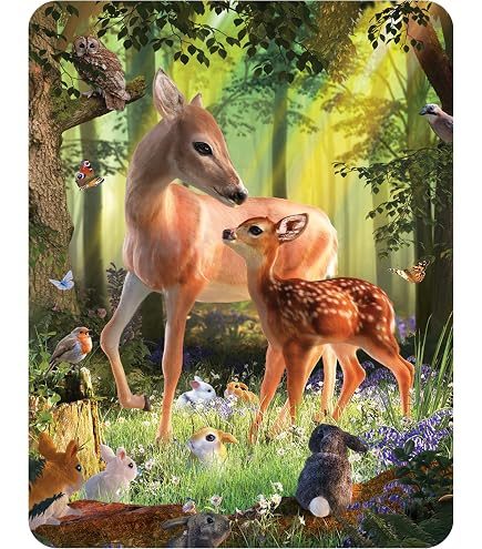 Calamita 3D LiveLife - Boschi di Farfalle di Deluxebase. Calamita da Frigo 3D Lenticolare a tema Natura. Decorazioni magnetiche per bambini e adulti con opera d'arte dell'artista David Penfound