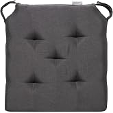 Mudo Home Lea Sandalye Minderi Antrasit 40 x 40 x 4 cm