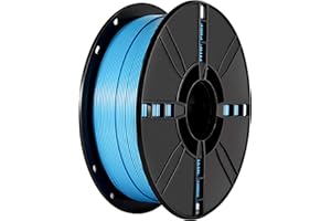 PLA Filamento 1,75 mm, TINMORRY Materiales de Impresión 3D Filamento 1 kg Spool, Azul