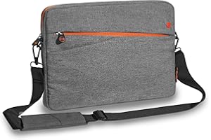 ‎PEDEA Pedea Tablet Tasche 12–13" Hülle für iPad Pro 13 2024 M4, iPad Pro 12,9 2022 M2, Galaxy Tab S10+/S9+, Surface Pro 12", MatePad Pro 12,2, Sleeve mit Zubehörfach, grau