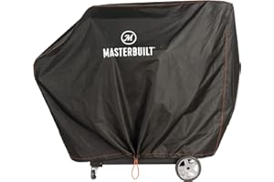 MasterBuilt MB20081220 All Weather, Rip-Proof, UV Proof Cover for Gravity Series 1050 BBQ Grill, Black