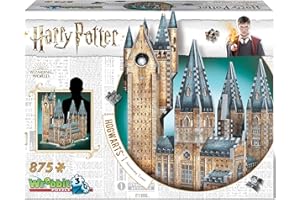 Wrebbit3D , Harry Potter: Hogwarts Astronomy Tower (875pc) , 3D Puzzle , Ages 14+