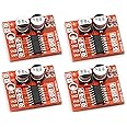 WWZMDiB 4Pcs Mini L298N 2 Channel H Bridge DC Motor Driver Board with MX1508 Chip for Electric Projects, Smart Car Robot.