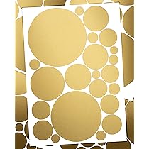 Adesivi Murali Stelle Dorate - 82 Pezzi, Decorazione Camera Bambini, Cielo Stellato, Autoadesivi E Rimovibili