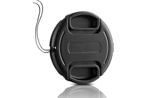 Ares Foto® 58mm Coperchio per obiettivo • Tappo copriobiettivo • Lens Cap. Con molle extra forti per una presa salda sull'obiettivo. Per Canon Sony Nikon Samsung Fujifilm Pentax Olympus Tamron Sigma