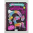 Bookoli - Dreamy Unicorns Neon Scratch Art Book - Scratch Art Colouring Book - Unicorn Activity Book for 4 to 9 Year Olds - Perfect Gift for Kids - Unicorn Etch Art Book - Kids Arts and Crafts