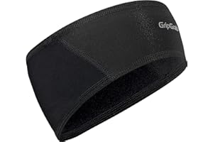 GripGrab Leichtes Unterhelm Fahrrad Stirnband mit Winddichter Stirn Thermo Radsport Jogging Headband Atmungsaktiv Dünn