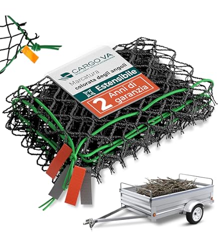 RETE DI COPERTURA PER RIMORCHIO RETE ESTENSIBILE 150X220 CM KNOTT - Foto 3