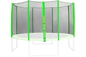 SixBros. Filet de sécurité de Rechange Vert pour Trampoline de Jardin 1,85 M - 4,60 M - Dimensions différentes - SN-ON/1952