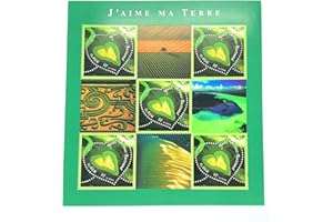 Timbre France - Bloc N’36 Neuf et Authentique de 5 Timbres de France de Collection de 2002 avec 5 ex du N’ 3459. St Valentin, cœur - Ensemble de timbres - Timbres - Stamps