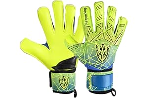 ‎KEEPERKING Keeperking Torwarthandschuhe Erwachsene Kinder Jugend mit und ohne Fingerschutz Fußballhandschuhe abnehmbar fingersave 4mm Unisex mehrere Größe und Farben