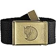 Fjallraven Men's Canvas Brass Belt 4 Cm, Black, One Size