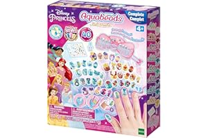 Aquabeads Nail Studio - Le coffret de manucure Princesses Disney, Plastique, Rectangulaire - Loisirs créatifs - 35006