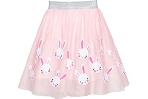 Sunny Fashion Filles Jupe Bleu Cœur Paillettes Pétillant Tutu Danse 2-12 Ans