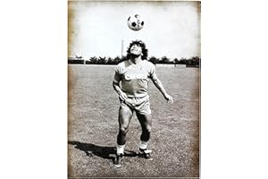 KUSTOM ART Poster mural série personnages célèbres Diego Armando Maradona sans cadre. Impression artistique sur papier couché 40 x 30 cm