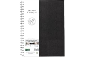 Lefranc Bourgeois Carnet Dessin A4 spirales 80 pages
