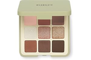 KIKO Milano Green Me Eyeshadow Palette 101 | Palette De 9 Ombres À Paupières Aux Finis Variés : Mat, Nacré Et Métallisé