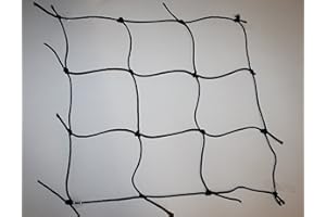 Pieloba Ballnetz Ballfangnetz Netz - schwarz - Masche 12 cm - Stärke: 3mm - Breite: 5,00 m Meterware