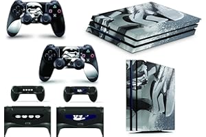giZmoZ n gadgetZ Trooper Autocollant Vinyle Autocollant PS4 Pro Console Skin + 2 Skins de contrôleur