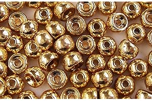 Pechetruite 25 x Billes Laiton 5,5 mm (0,51g) Couleur AU Choix pour Montage de Mouche de pêche
